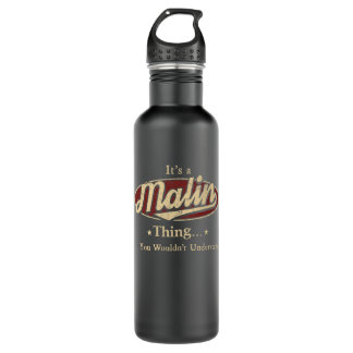 MALIN Name Water Bottle Gift