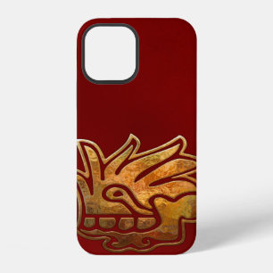 Malinalli AZTEC Gold & Red iPhone Case
