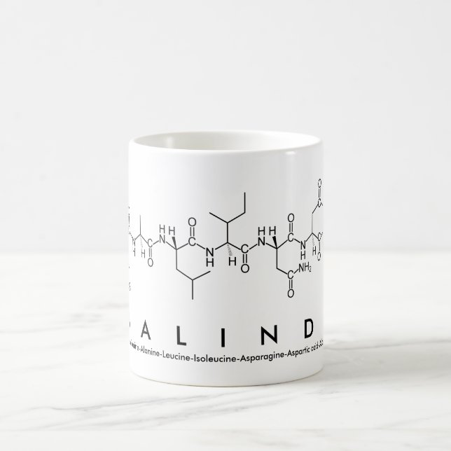 Malinda peptide name mug (Center)