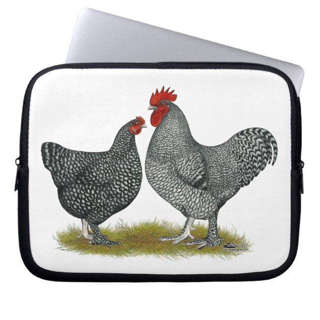 Maline Chickens Laptop Sleeve (Front)