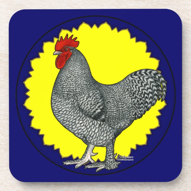 Maline Rooster Coaster (Front)
