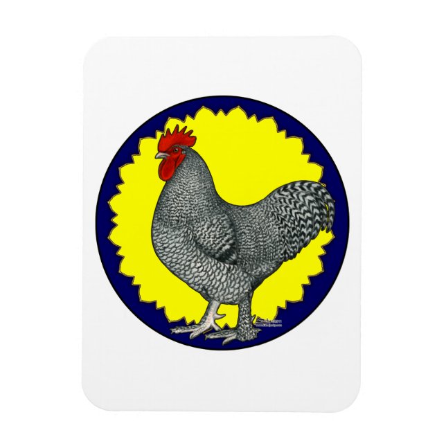 Maline Rooster Magnet (Vertical)
