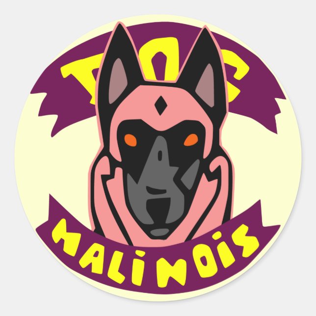 Malinese dog sticker (Front)