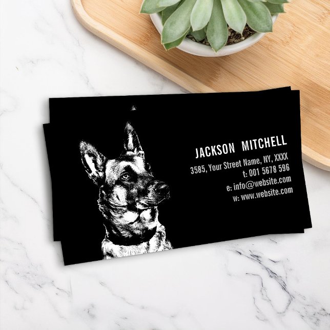 Malinois - Belgian shepherd -Mechelaar Business Card (Creator Uploaded)