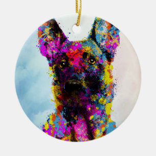 Malinois - Belgian shepherd -Mechelaar -Maligator Ceramic Ornament