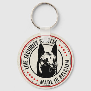 Malinois - Belgian shepherd -Mechelaar -Maligator Key Ring
