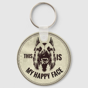 Malinois - Belgian shepherd -Mechelaar -Maligator Key Ring