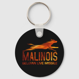 Malinois - Belgian shepherd -Mechelaar -Maligator Key Ring