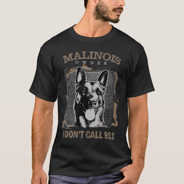 Malinois - Belgian shepherd -Mechelaar T-Shirt (Front)