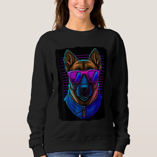 Malinois Dog K9 Sweatshirt (Front)