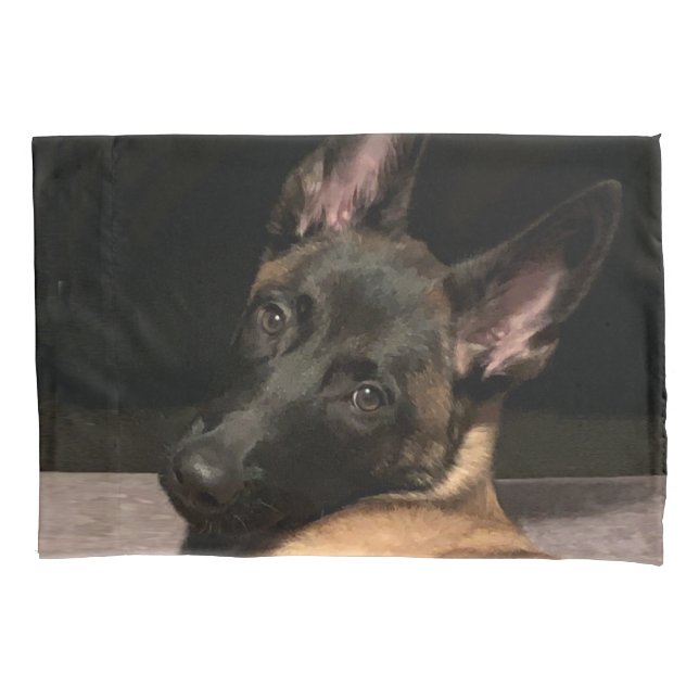 Malinois Dog Pillowcase (Front)