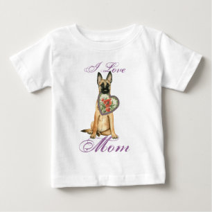 Malinois Heart Mum Baby T-Shirt