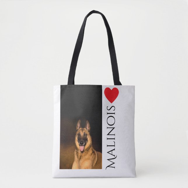 Malinois Lovers Tote Bag (Front)