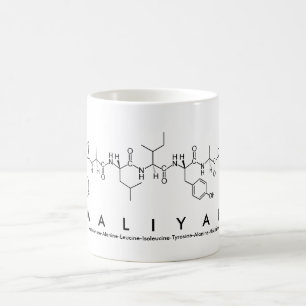Maliyah peptide name mug