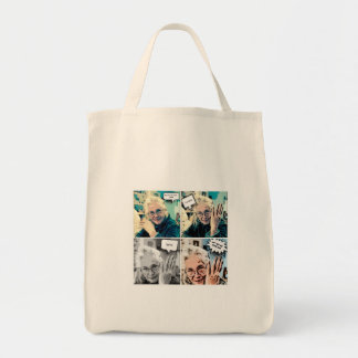 Malka Collage Canvas Tote  Bag