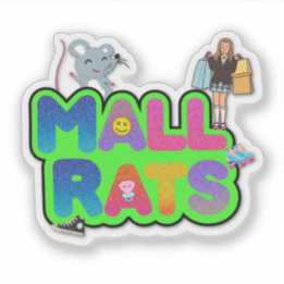 Mall Rats Logo Sticker