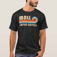 MALL Surname Retro Vintage 80s 90s Birthday Reunio