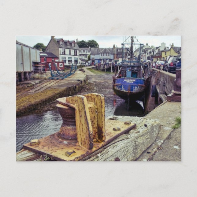 Mallaig Harbour Postcard (Front)
