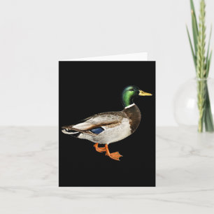 Mallard Drake Duck Pocket Logo Mallard Ducks Hunti Card