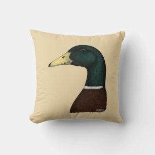 Mallard Drake Head Cushion