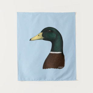 Mallard Drake Head Tapestry