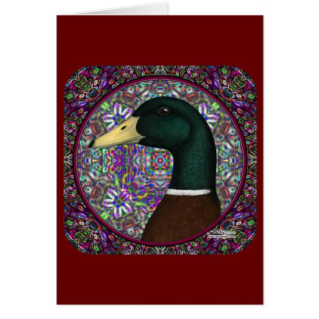 Mallard Drake Mosaic Circle (Front)