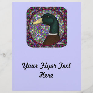 Mallard Drake Mosaic Circle Flyer