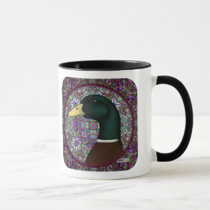 Mallard Drake Mosaic Circle Mug