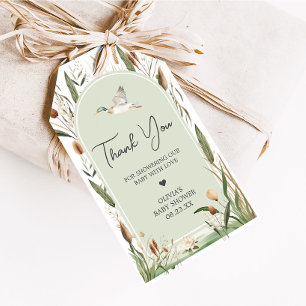 Mallard Duck Baby Shower Favour Tags