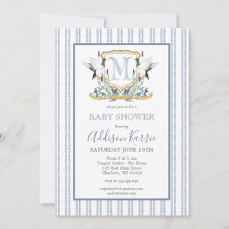 Mallard Duck Baby shower invitation 