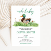 Mallard Duck Baby Shower