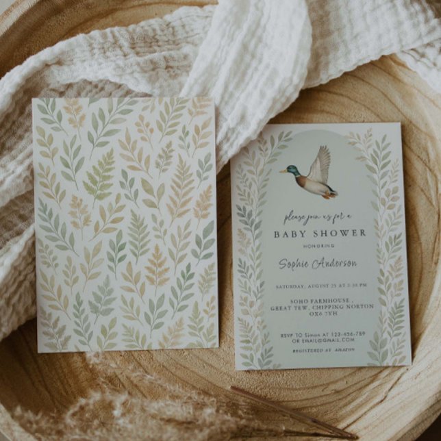 Mallard Duck Baby Shower   Invitation (Creator Uploaded)