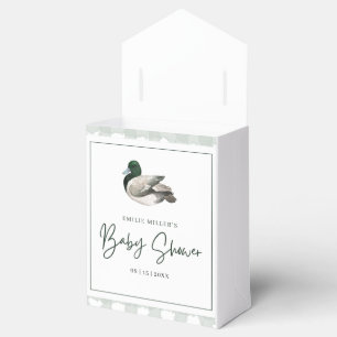 Mallard Duck Baby Shower Party Gender Neutral Baby Favour Box