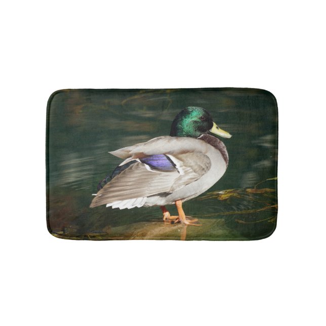 Mallard Duck Bath Mat (Front)