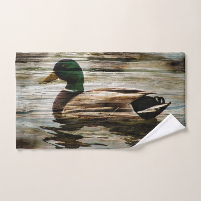 Mallard Duck Bath Towel Set (Hand Towel)