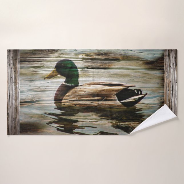 Mallard Duck Bath Towel Set (Bath Towel)