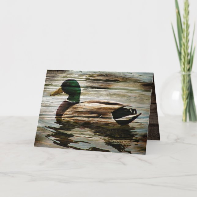Mallard Duck Card (Front)