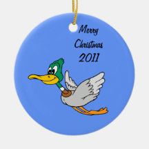 Mallard Duck Cartoon Flying