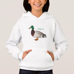 Mallard duck cartoon illustration