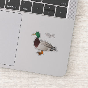 Mallard duck cartoon illustration