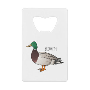 Mallard duck cartoon illustration