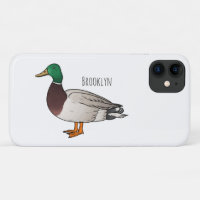 Mallard duck cartoon illustration