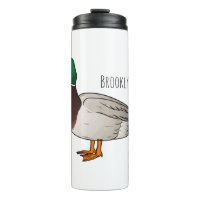 Mallard duck cartoon illustration
