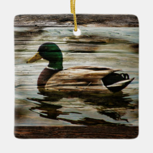 Mallard Duck Ceramic Ornament