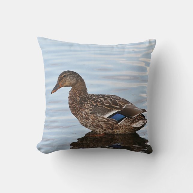 Mallard duck cushion (Front)