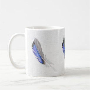 Mallard Duck Feather Watercolor Coffee Mug