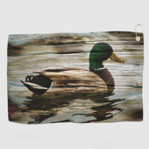 Mallard Duck Golf Towel