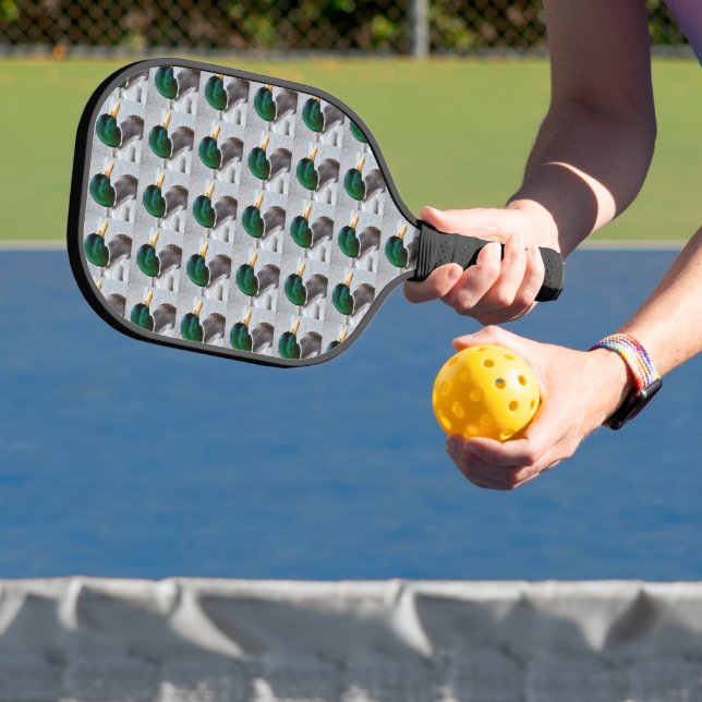Mallard Duck Head Pattern Pickleball Paddle (Insitu)