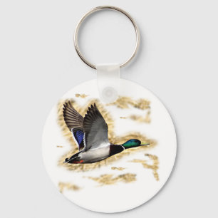 Mallard Duck Hunting Key Ring