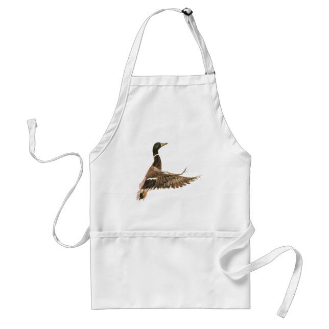 Mallard Duck in Flight Standard Apron (Front)